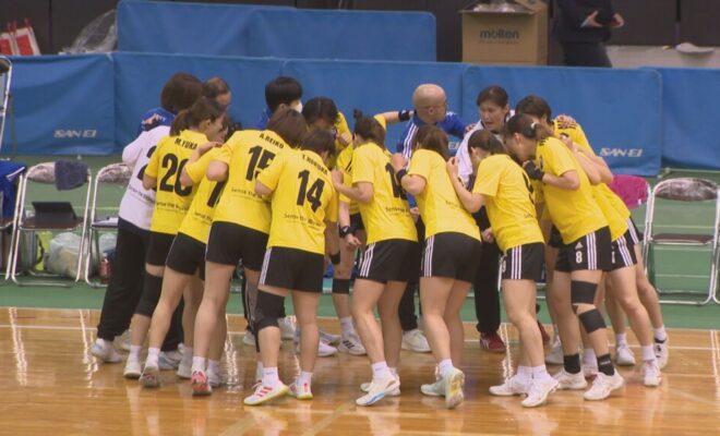 あと一歩届かず準優勝　リーグ戦での雪辱誓うソニー　ハンドボール日本選手権