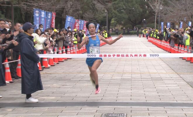 実業団よりも前で！　神村学園が大会新で連覇達成　選抜女子駅伝北九州大会