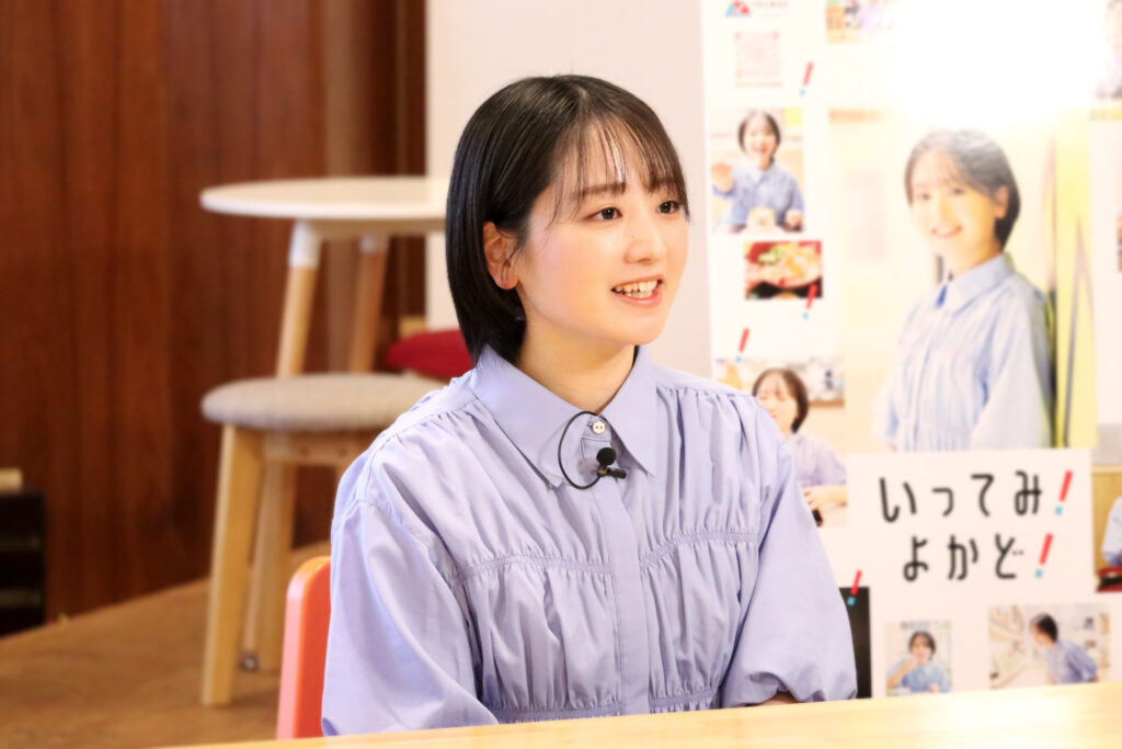 よかど鹿児島新CMイメージキャラクター、鹿児島出身ンの女優・南かなえさん