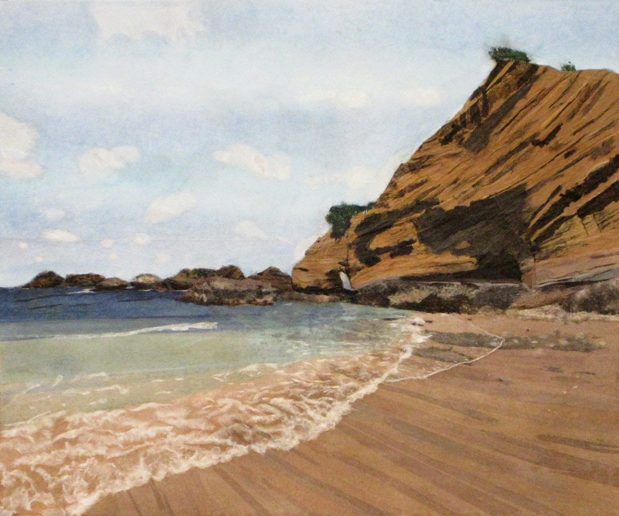 ⑰奨励賞「千座の岩屋(種子島)」福倉さち子