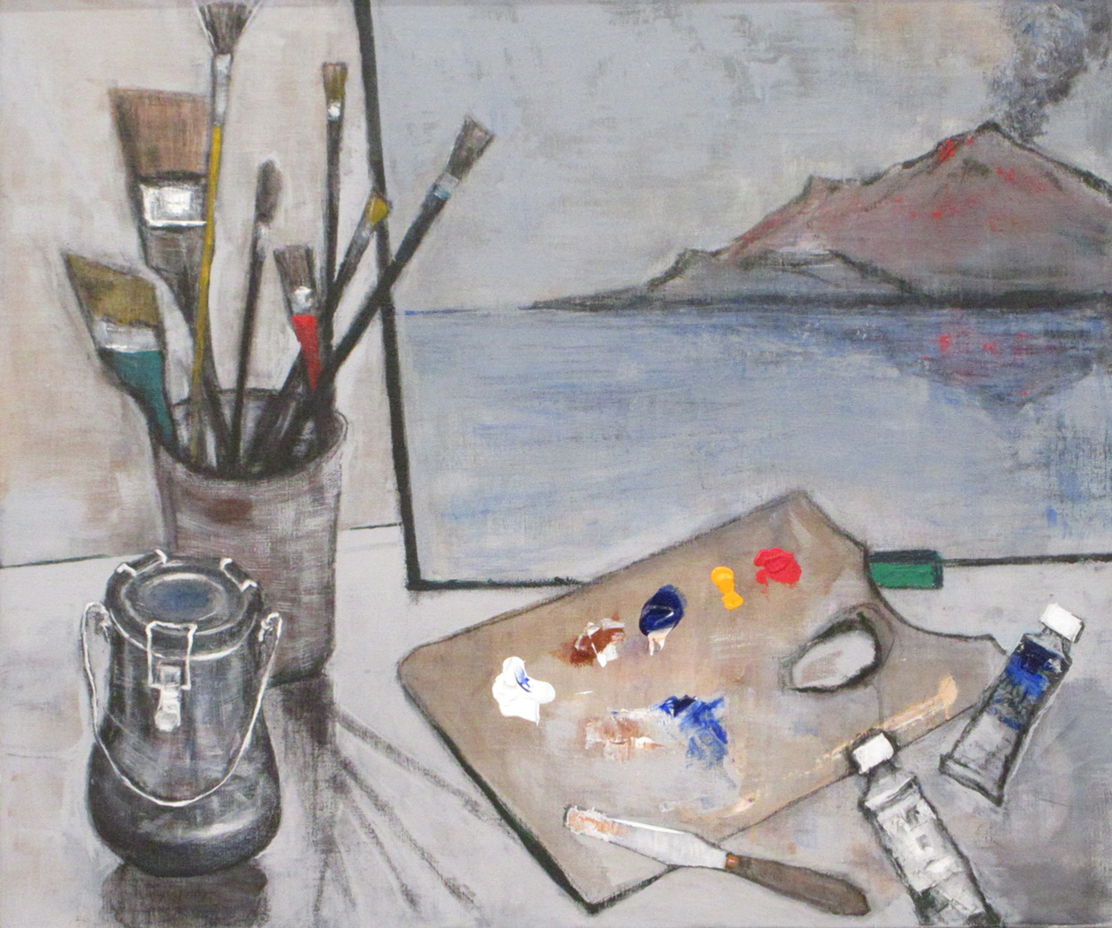 ⑳奨励賞「絵の中の桜島」本村清春