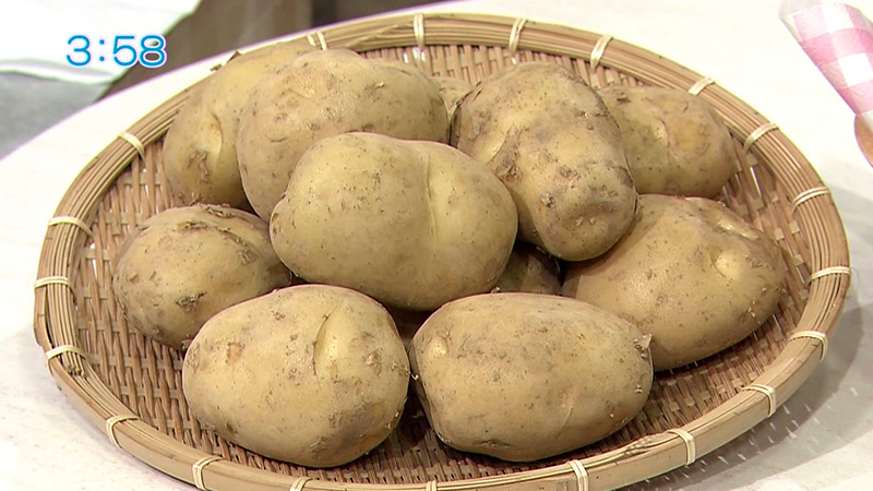 新じゃがのおかか醤油和え