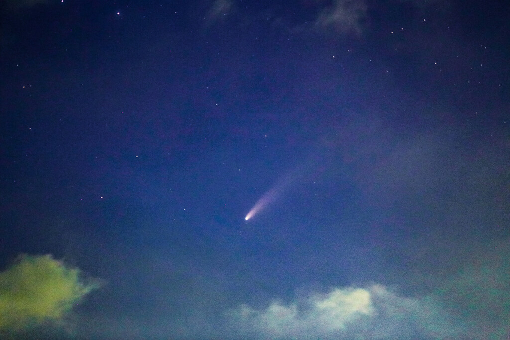 ネオワイズ彗星 鹿児島でも撮った！ – MBCブログ