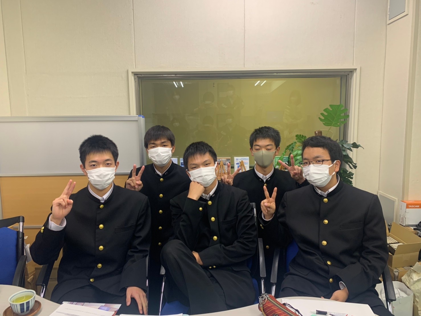 今週は 鹿屋高校 の皆さんと てゲてゲハイスクール ハウス